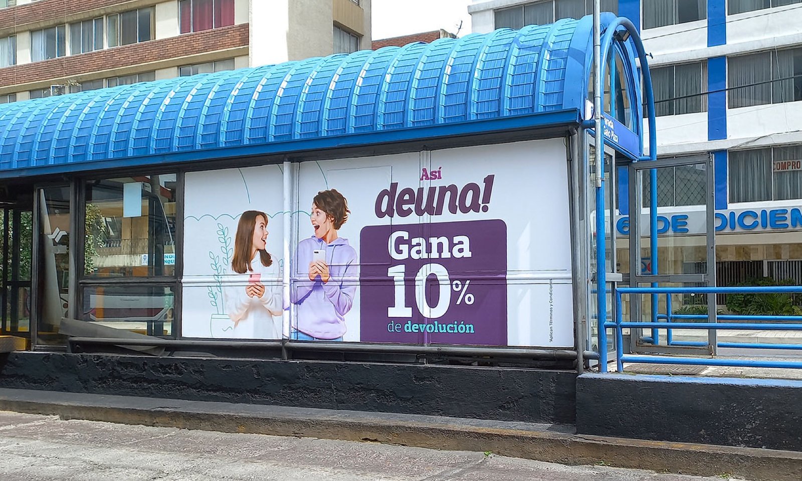 BRANDING PARADAS ECOVÍA Y TROLEBÚS