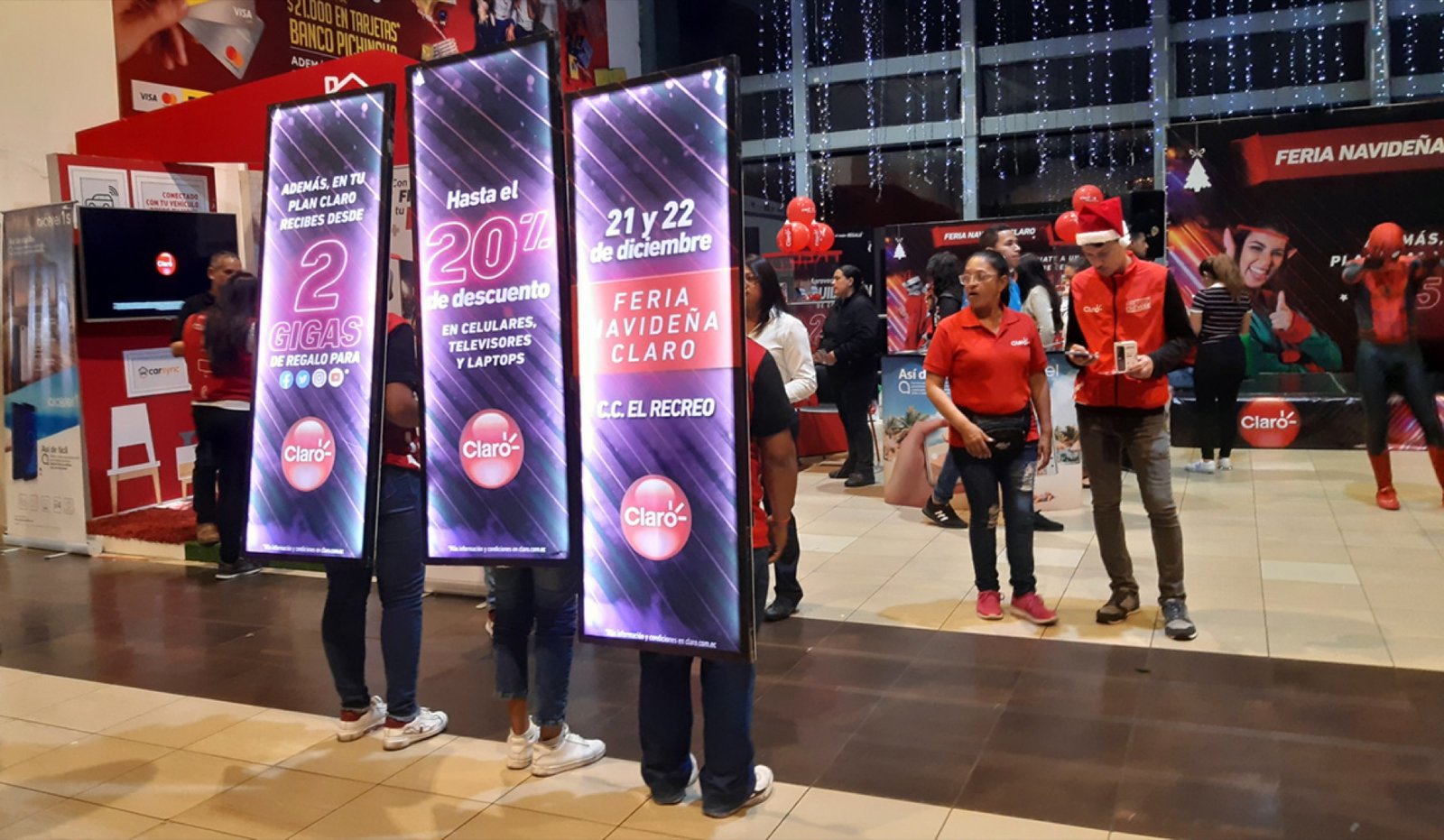 HUMAN BANNERS LEDS