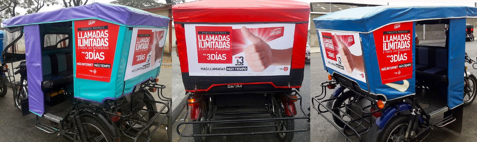 MOTOTAXIS TRIPLE LADO