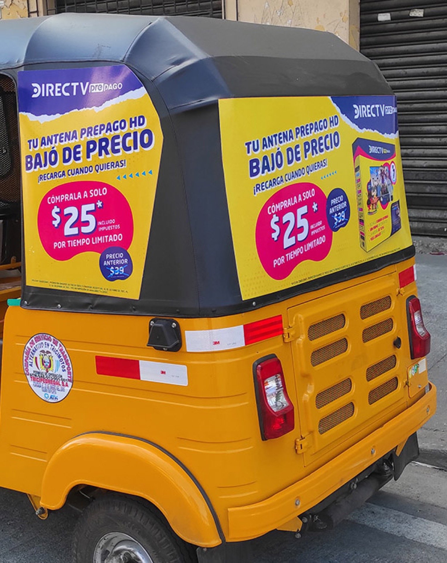 MOTOTAXIS TRIPLE LADO